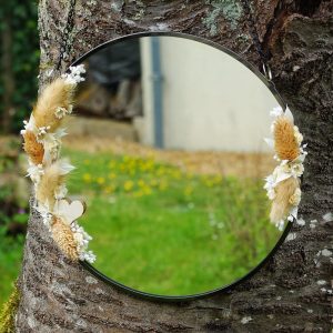 Miroir fleuri